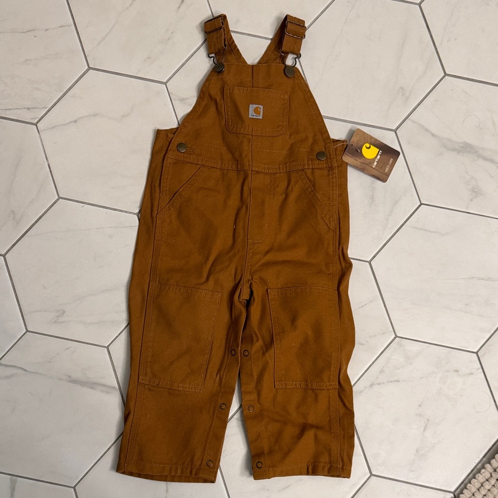 Carhartt Kids Overalls - Brown 24 months NEW
